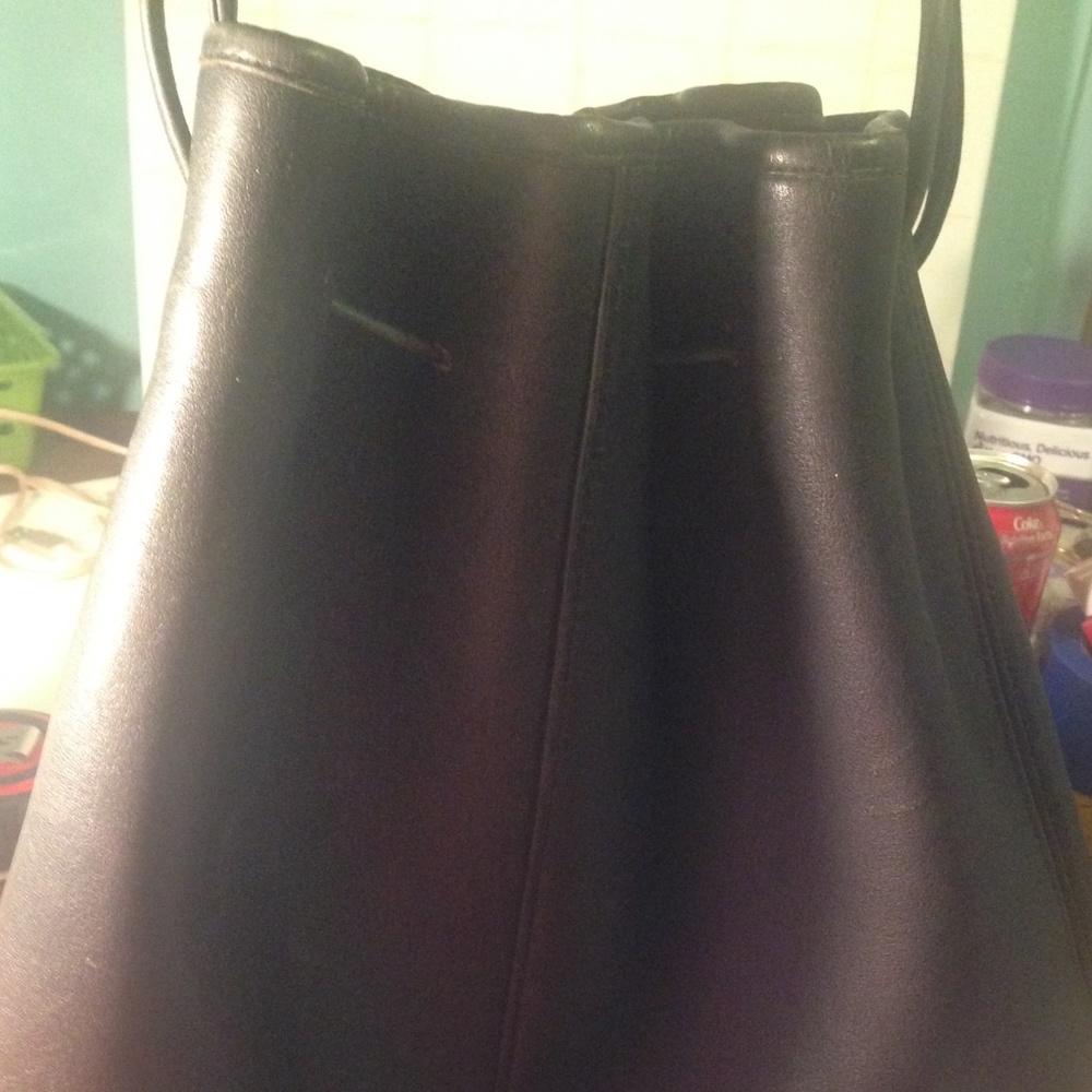 Vintage Coach Bucket Drawstring Sling Sac #9166